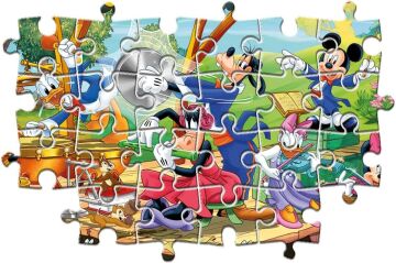 Clementoni - 2x60 Parça Puzzle - Mickey and Friends