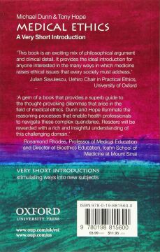 Medical Ethics: A Very Short Introduction