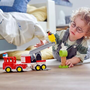 LEGO® DUPLO® Kurtarma İtfaiye Kamyonu 10969-2 Yaş ve Üzeri Çocuklar için Işıklı ve Sirenli İtfaiye Kamyonu İçeren Oyuncak Yapım Seti (21 Parça)