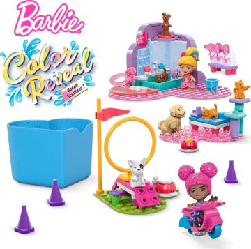 MEGA Barbie Color Reveal Hayvan Dostu, 5 yaş ve üzeri, HHP89