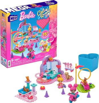 MEGA Barbie Color Reveal Hayvan Dostu, 5 yaş ve üzeri, HHP89