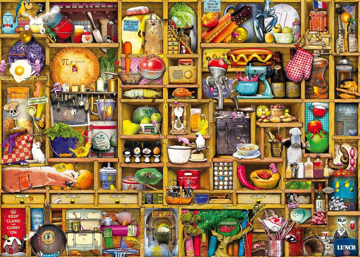 Ravensburger 1000 Parça Puzzle Mutfak Dolabı (192984)