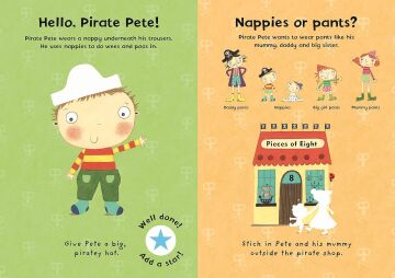 Pirate Pete's Potty sticker activity book