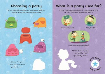 Pirate Pete's Potty sticker activity book