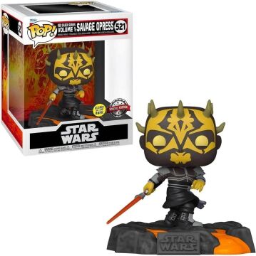 Star Wars - Red Saber Series: Savage Opress Glow Pop! Deluxe
