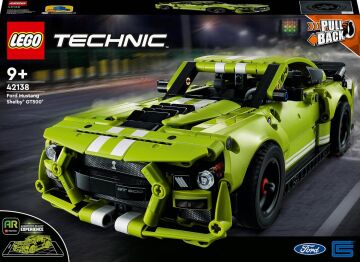 LEGO® Technic Ford Mustang Shelby® GT500® 42138 – Araçları Seven Çocuklar İçin Çek-Bırak Drag Yarış Arabası Yaratıcı Oyuncak Model Yapım Seti (544 Parça)