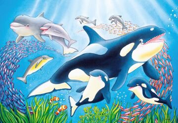 Ravensburger 2 X 24 Parça Yapboz Under The Sea (78158)