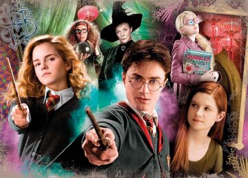 Clementoni - 25712-104 Parça Puzzle Harry Potter, çocuk puzzle