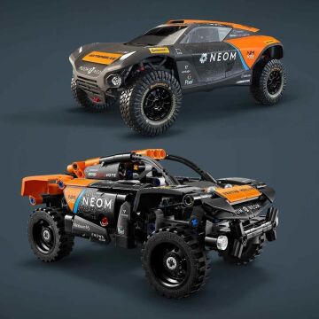 LEGO Technic NEOM McLaren Extreme E Race Car 42166-7 Yaş ve Üzeri Yarış Arabası Seven Çocuklar için Koleksiyonluk Yaratıcı Oyuncak Model Yapım Seti (252 Parça)