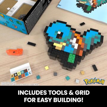 MEGA Pokémon Squirtle Pixel Sanatı