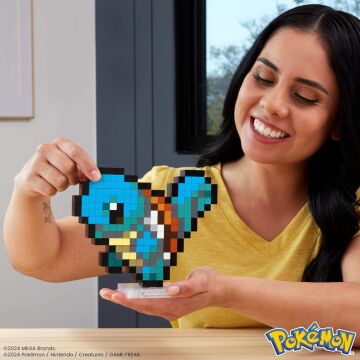 MEGA Pokémon Squirtle Pixel Sanatı