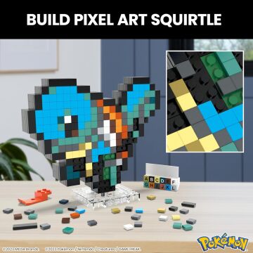 MEGA Pokémon Squirtle Pixel Sanatı