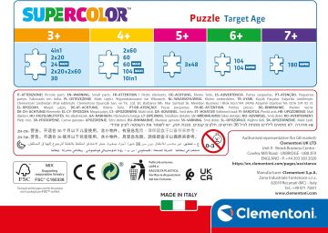 Clementoni - 60 Parça Puzzle - Cars 3