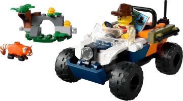 LEGO City Orman Kaşifinin ATV’li Kırmızı Panda Görevi 60424-6 Yaş ve Üzeri Çocuklar için Yaratıcı Oyuncak Yapım Seti (92 Parça)