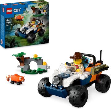 LEGO City Orman Kaşifinin ATV’li Kırmızı Panda Görevi 60424-6 Yaş ve Üzeri Çocuklar için Yaratıcı Oyuncak Yapım Seti (92 Parça)