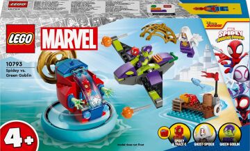 LEGO 4+ Spidey Green Goblin’e Karşı 10793-4 Yaş ve Üzeri Çocuklar için Marvel Örümcek Adam ve Green Goblin Minifigürleri İçeren Yaratıcı Oyuncak Yapım Seti (84 Parça)