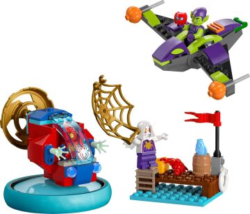 LEGO 4+ Spidey Green Goblin’e Karşı 10793-4 Yaş ve Üzeri Çocuklar için Marvel Örümcek Adam ve Green Goblin Minifigürleri İçeren Yaratıcı Oyuncak Yapım Seti (84 Parça)