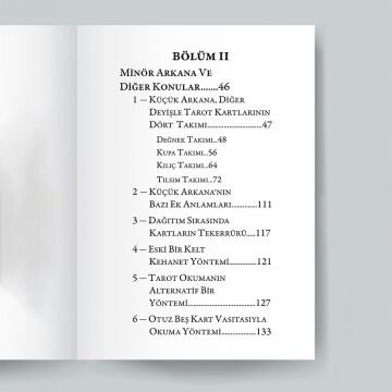 Ekorp Kitap Modern Başlangıç Tarot, Arthur Edward Waite, 78 Kartlık Deste ve 96 Sayfa Rehber Kitap