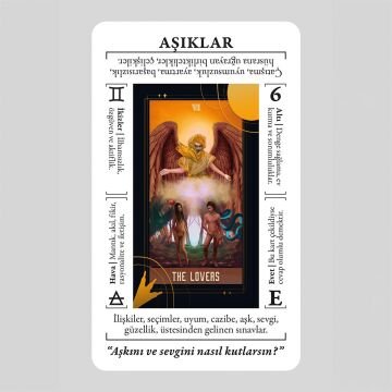 Ekorp Kitap Modern Başlangıç Tarot, Arthur Edward Waite, 78 Kartlık Deste ve 96 Sayfa Rehber Kitap