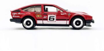 Hot Wheels Alfa Romeo GTV6 3.0 Retro Racers 10/10 (185/250) HKG48 Short Card Matel 2023 + Blister & Kart Koruyucu Paketi Friki Maymun
