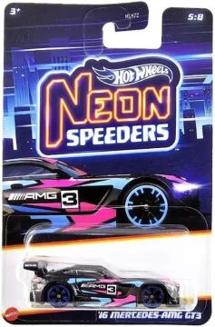 Hot Wheels Neon Yarışçılar HLH72-16 MERCEDES-AMG GT3 HRW79