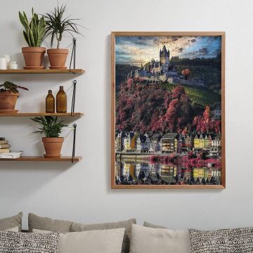 Clementoni - 39648-1000 Parça Collection Yetişkin Puzzle - Cochem Castle