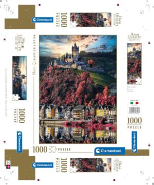 Clementoni - 39648-1000 Parça Collection Yetişkin Puzzle - Cochem Castle