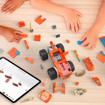 MEGA Hot Wheels Smash N Crash Tiger Shark Çarpışma Seti, 5 yaş ve üzeri, HKF88