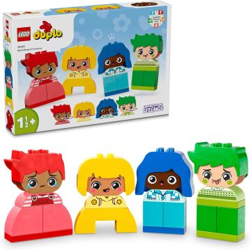 LEGO DUPLO İlk Büyük Duygularım 10415-1 Buçuk Yaş ve Üzeri Çocuklar için Kişiselleştirilebilir Eğitici Oyuncak Yapım Seti (23 Parça)