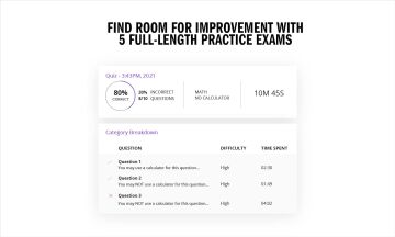 SAT Prep Plus 2023: Includes 5 Full Length Practice Tests, 1500+ Practice Questions, + 1 Year Online Access to Customizable 250+ Question Bank and 2 ... Tests + Proven Strategies + Online + Video