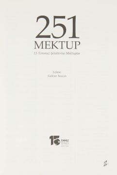 251 Mektup - 15 Temmuz Şehitlerine Mektuplar