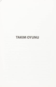 Takım Oyunu: Rehberliğinize İhtiyacım Var