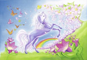 Ravensburger 2x24 Parçalı Puzzle Gökkuşağı Atları