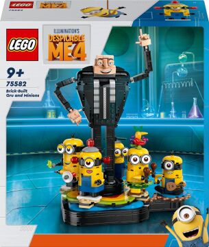 LEGO Despicable Me 4 Yapım Parçalarından Gru ve Minyonlar 75582 9 Yaş ve Üzeri Çocuklar İçin Yaratıcı Oyuncak Model Yapım Seti (839 Parça)