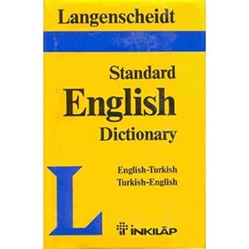 Langenscheid Standard English Dictionary English-Turkish Turkish-English (Ciltli)