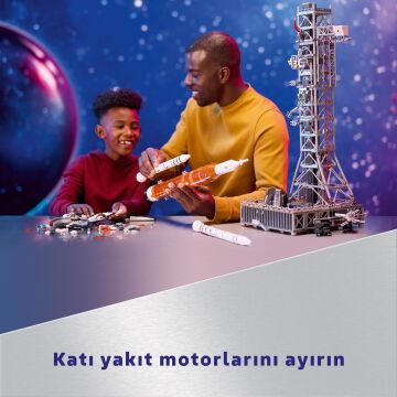 LEGO Icons NASA Artemis Uzay Fırlatma Sistemi 10341 - Yetişkinler için Koleksiyonluk Yaratıcı Model Yapım Seti (3601 Parça)