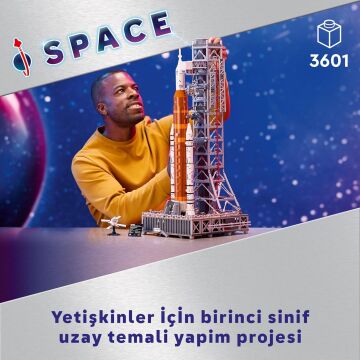 LEGO Icons NASA Artemis Uzay Fırlatma Sistemi 10341 - Yetişkinler için Koleksiyonluk Yaratıcı Model Yapım Seti (3601 Parça)