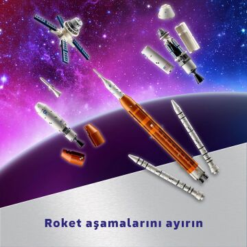 LEGO Icons NASA Artemis Uzay Fırlatma Sistemi 10341 - Yetişkinler için Koleksiyonluk Yaratıcı Model Yapım Seti (3601 Parça)