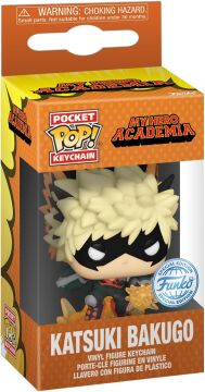 Funko Pop! Anahtarlık: MHA - Bakugo - (Explosion) - My Hero Academia - Yeni Anahtarlık - Koleksiyon için Vinil Mini Figür - Çorap Doldurucu - Hediye Fikri - Resmi Ticari Ürünler - Anime Hayranları