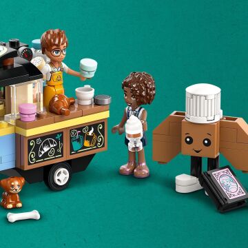 LEGO Friends Mobil Pastane 42606-6 Yaş ve Üzeri Çocuklar için Aliya Minifigürü İçeren Yaratıcı Oyuncak Yapım Seti (125 Parça)