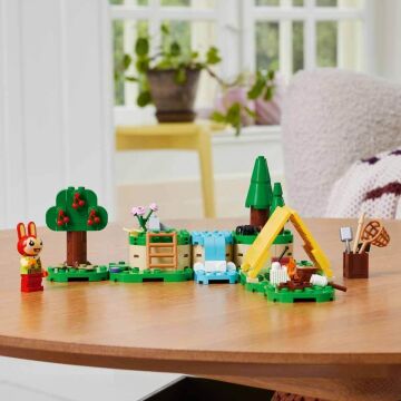 LEGO Animal Crossing Bunnie Açık Hava Aktivitelerinde 77047-6 Yaş ve Üzeri Çocuklar için Yaratıcı Oyuncak Yapım Seti (164 Parça)