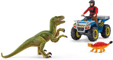 Schleich 41466 Velociraptorden Kaçış Oyuncak Figürü, Çok Renkli