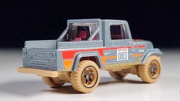 Hot Wheels - Jeep Scrambler - Baja Blazers 8/10 - HKG78 - Short Card - Arazi aracı - kamyon - gri metalik - Mattel 2023 - 1:64