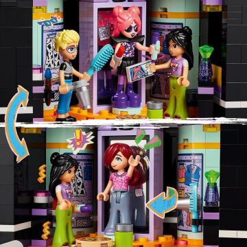 LEGO Friends Pop Star Müzik Turne Otobüsü 42619-8 Yaş ve Üzeri Çocuklar için Yaratıcı Oyuncak Yapım Seti (845 Parça)
