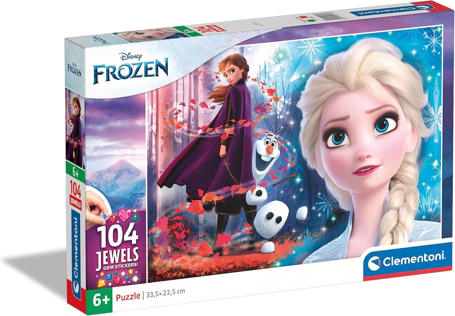 Clementoni Frozen Mücevher Puzzle 20164 Renkli 6+