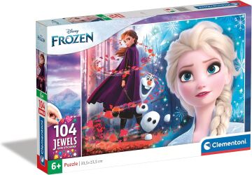 Clementoni Frozen Mücevher Puzzle 20164 Renkli 6+