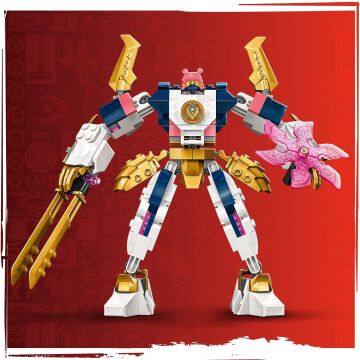 LEGO NINJAGO Sora’nın Teknoloji Elementi Robotu 71807-7 Yaş ve Üzeri Çocuklar için Aksiyon Figürü İçeren Yaratıcı Oyuncak Yapım Seti (209 Parça)