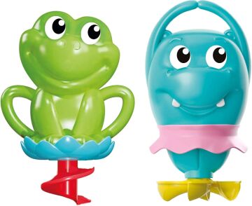 Clementoni - İlk Arkadaşlarım Banyo Oyuncağı, 6-36 Ay, Plastik, 26.3 x 8.7 x 22 cm
