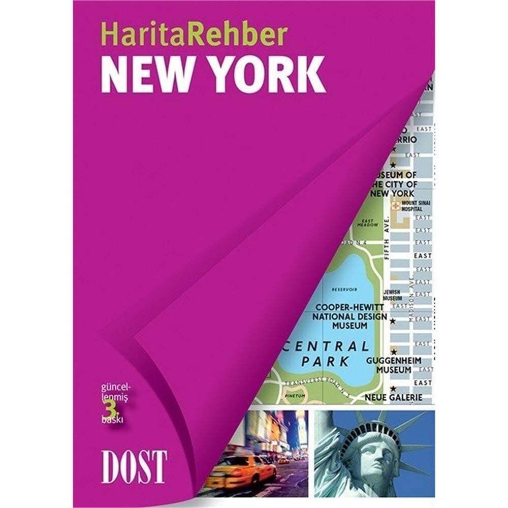 New York Cartoville Harita Rehber (Ciltli)