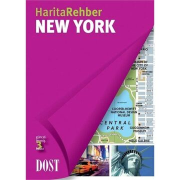 New York Cartoville Harita Rehber (Ciltli)